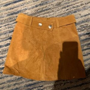 Zara velvet skirt